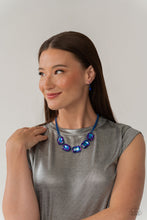 Load image into Gallery viewer, Emerald City Couture Blue Oil Spill Necklace Vivacious Bombshell Bling, LLC, Jenny and James Davison