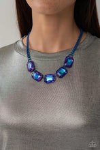 Load image into Gallery viewer, Emerald City Couture Blue Oil Spill Necklace Vivacious Bombshell Bling, LLC, Jenny and James Davison