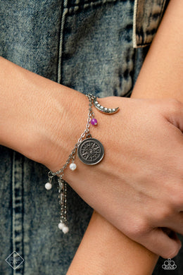 Talented Traveler Purple Lariat Bracelet Paparazzi Accessories