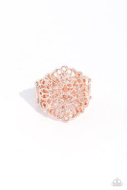 Glistening Gentry - Rose Gold Paparazzi Accessories