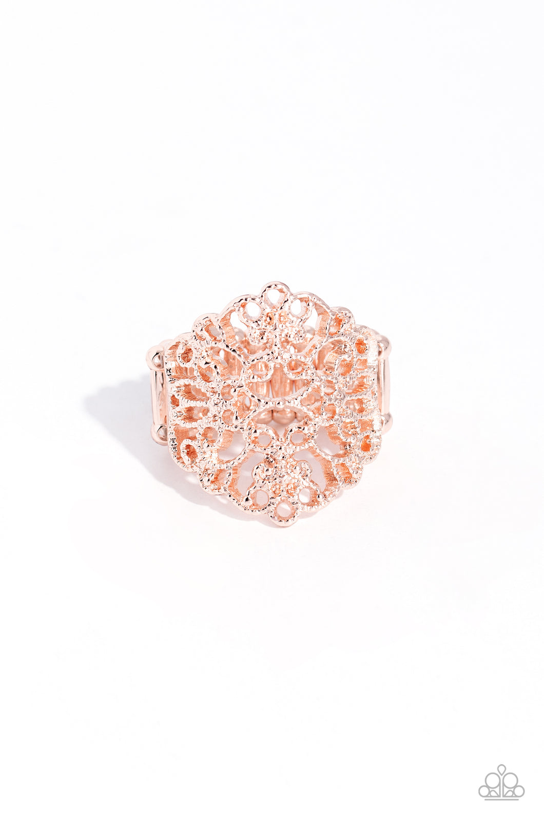 Glistening Gentry - Rose Gold Paparazzi Accessories
