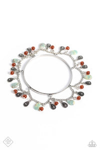 Bangles,blue,stone,Down To Earth Dignity Blue Stone Bangle Bracelet