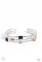 Load image into Gallery viewer, Honest Heirloom Multi Rhinestone Pearl Cuff Bracelet Paparazzi Accessories