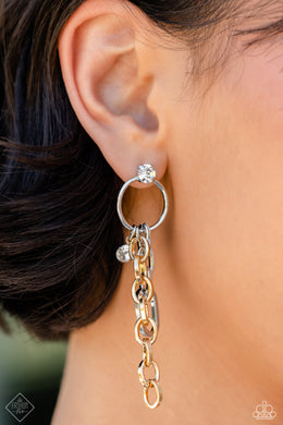 Two-Tone Trendsetter Multi Post Earrings Paparazzi Accessories
