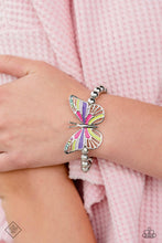 Load image into Gallery viewer, Can&#39;t FLIGHT This Feeling Butterfly Stretchy Bracelet Paparazzi Accessories