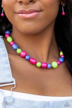 Load image into Gallery viewer, Perfectly Poppin Pink Necklace Paparazzi Accessories