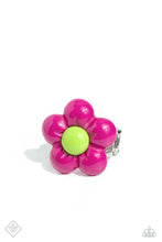 Load image into Gallery viewer, Poppin Paradise Pink Floral Ring Paparazzi Accessories