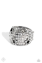 Load image into Gallery viewer, Reliable Radiance White Rhinestone Ring Paparazzi Accessories