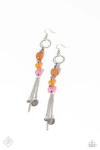 Load image into Gallery viewer, Gardening Gesture Orange Stone Earring Paparazzi Accessories