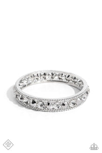 Bangles,rhinestones,white,Polishing Promise White Rhinestone Bangle Bracelet