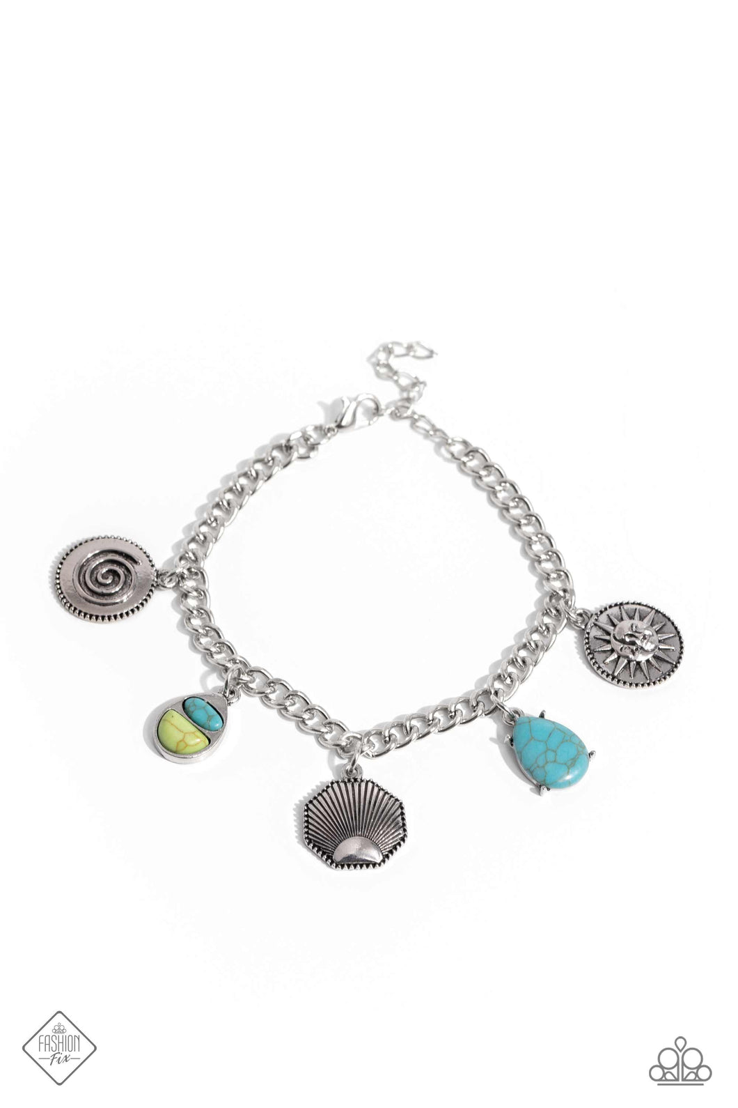 Nimble Nomad Blue Bracelet Paparazzi Accessories