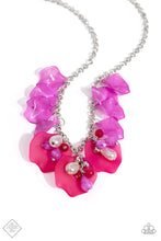 Load image into Gallery viewer, Lush Layers Pink Necklace Paparazzi Accessories