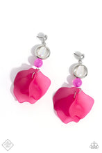 Load image into Gallery viewer, Lush Limit Pink Post Earrings Paparazzi Accessories