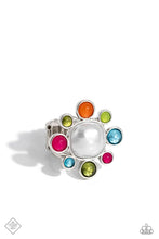 Load image into Gallery viewer, Candescent Collector Multi Pearl Floral Ring Paparazzi Accessories