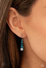 Load image into Gallery viewer, Punk Passion Blue Rhinestone Necklace Paparazzi Accessories