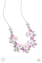 Load image into Gallery viewer, Ethereally Enamored Multi Floral Iridescent Necklace Paparazzi Accessories