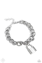 Load image into Gallery viewer, Watch the Lock Silver Bracelet