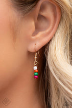 Load image into Gallery viewer, Multicolored Mashup Gold Necklace Paparazzi Accessories