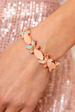 Load image into Gallery viewer, Soft-Hearted Success Rose Gold Rhinestone Stretchy Bracelet Paparazzi Accessories