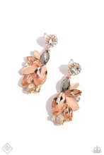Load image into Gallery viewer, Soft Sashay Rose Gold Rhinestone Post Earrings Paparazzi Accessories