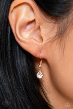 Load image into Gallery viewer, Soft-Hearted Series Rose Gold Rhinestone Necklace Paparazzi Accessories