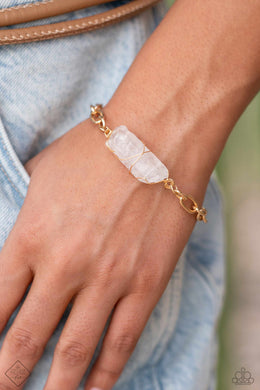 Mineral Merit Gold Stone Bracelet