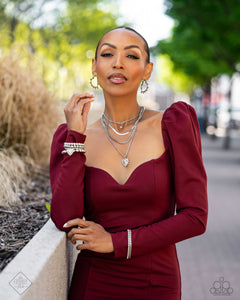 fashion fix,hearts,rhinestones,short necklaces,white,Fiercely 5th Avenue - Complete Trend Blend