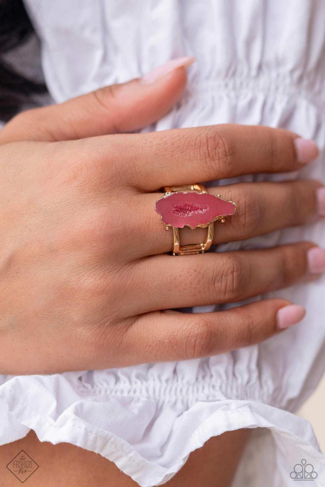 Mineral Masterpiece Pink Stone Ring