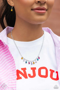 fashion fix,fishhook,multi,pull-tie,rhinestones,seed bead,short necklace,Sunset Sightings Complete Trend Blend 0124