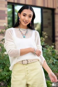 crackle stone,lobster claw clasp,multi,post,short necklace,Simply Santa Fe Complete Trend Blend