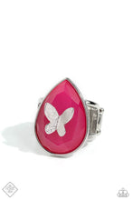 Load image into Gallery viewer, In PLAIN Bright Pink Butterfly Ring