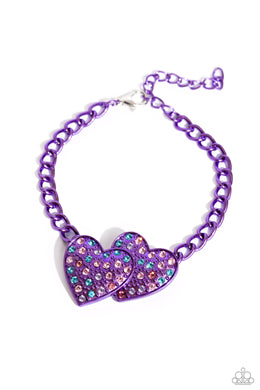 Lovestruck Lineup - Purple Paparazzi Accessories