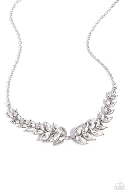 Luxury Laurels - White Paparazzi Accessories