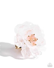 Load image into Gallery viewer, Petal Privilege White Floral Ring Paparazzi Accessories