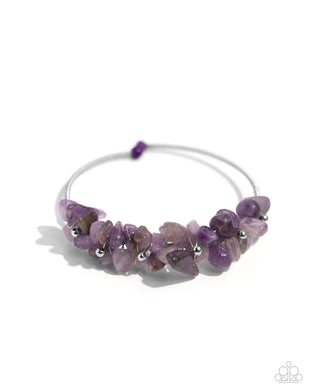 Dainty Deconstruction - Purple Paparazzi Accessories