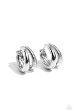 Load image into Gallery viewer, Textured Tremolo - Silver Paparazzi Accessories