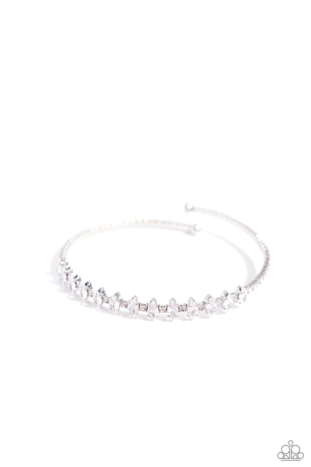 Dandy Dancer - White Paparazzi Accessories