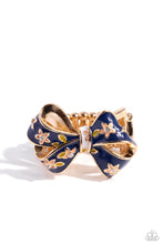 Load image into Gallery viewer, BOW Caution to the Wind - Gold Paparazzi Accessories