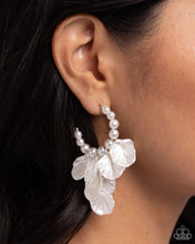 Load image into Gallery viewer, Frilly Feature - White Paparazzi Accessories