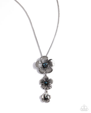 Wallflower Whimsy - Blue Paparazzi Accessories