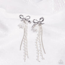 Load image into Gallery viewer, Garden Gain White Post Earring Paparazzi Accessories