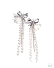 Load image into Gallery viewer, Garden Gain White Post Earring Paparazzi Accessories