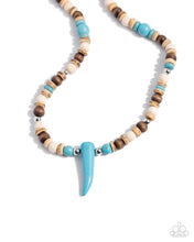 Load image into Gallery viewer, Pointed Patchwork - Blue Paparazzi Accessories
