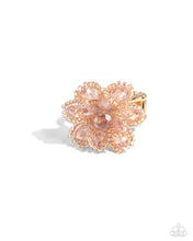 Load image into Gallery viewer, Beaded BoutonniÃ¨re - Gold Paparazzi Accessories