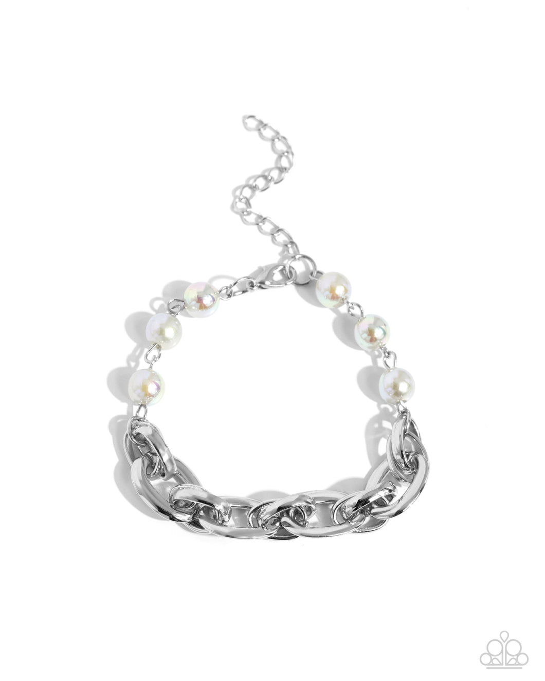 Pearl Pairing - Silver Paparazzi Accessories