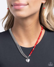 Load image into Gallery viewer, Squared Sweetheart - Red Paparazzi Accessories