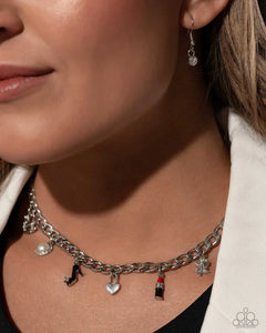charm,life of the party,red,short necklace,Shopaholic Slay Red Necklace