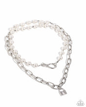 Load image into Gallery viewer, Infinite Industry White Necklace Paparazzi Accessories