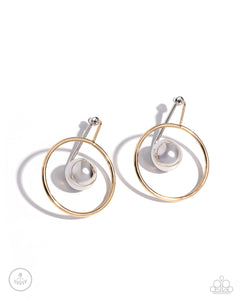 gold,jacket,multi,silver,Boldly Balanced - Multi Jacket Earring