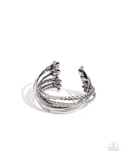 Load image into Gallery viewer, Thrilling Twists - Silver Paparazzi Accessories